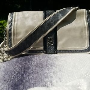 L.A.M.B. Metallic Leather Shoulder Bag